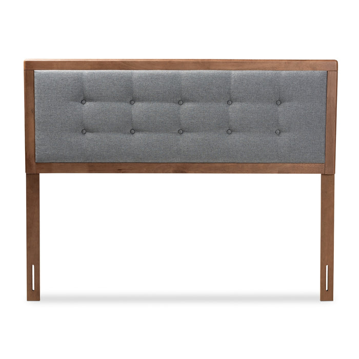 Sarine Mid-Century Wood Headboard