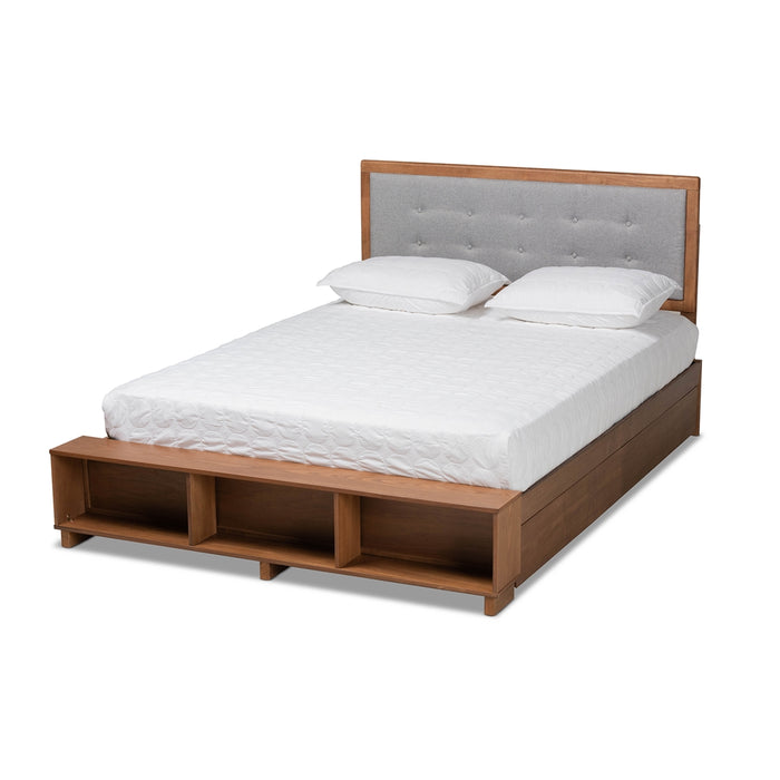 Cosma Modern Wood Platform Storage Bed