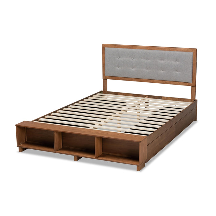 Cosma Modern Wood Platform Storage Bed
