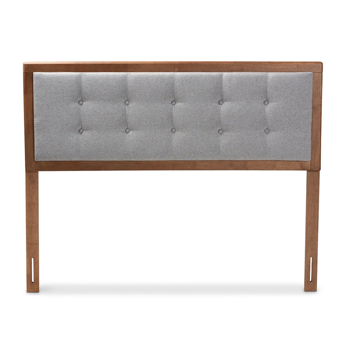 Sarine Mid-Century Wood Headboard