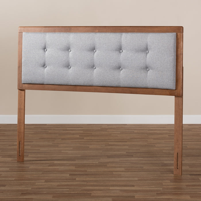 Sarine Mid-Century Wood Headboard