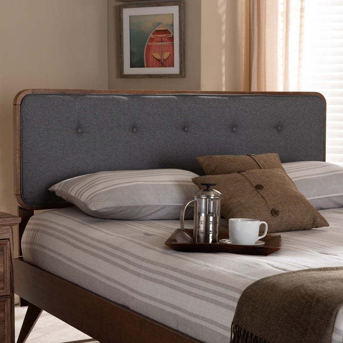 Palina Mid-Century Wood Headboard