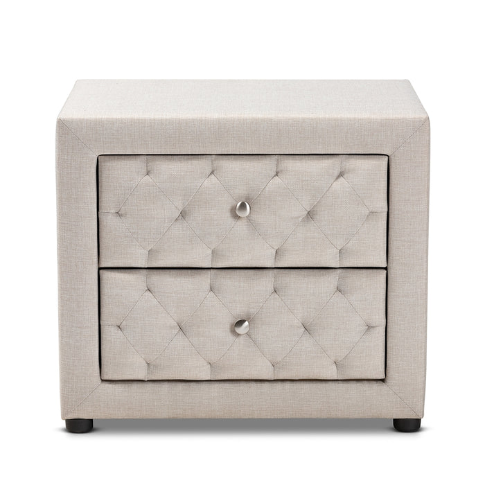 Lepine Contemporary (2-Drawer) Wood Nightstand