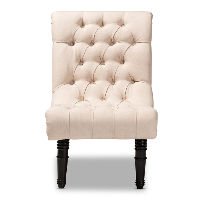 Barthe Traditional Wood Accent Chair