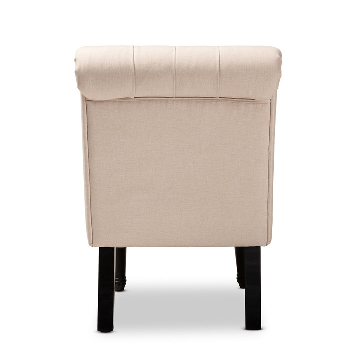 Barthe Traditional Wood Accent Chair