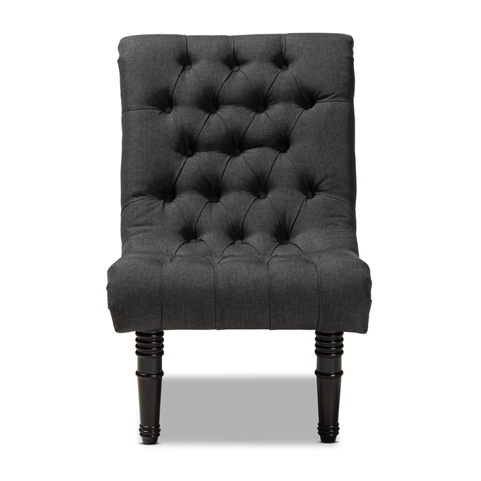 Barthe Traditional Wood Accent Chair