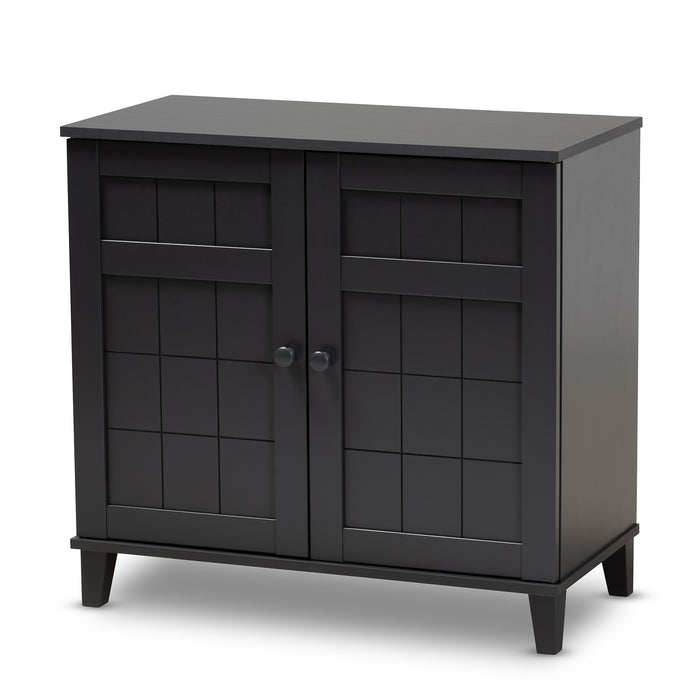Glidden Contemporary (4-Shelf) Wood Shoe Cabinet