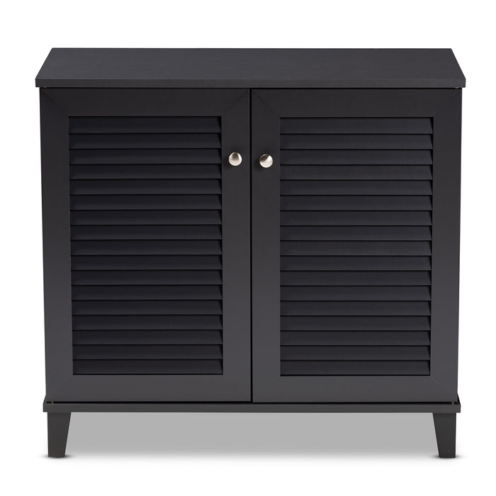 Coolidge Contemporary Wood Shoe Cabinet