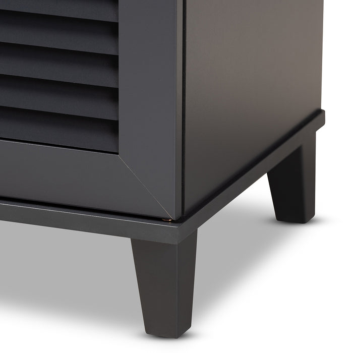 Coolidge Contemporary Wood Shoe Cabinet