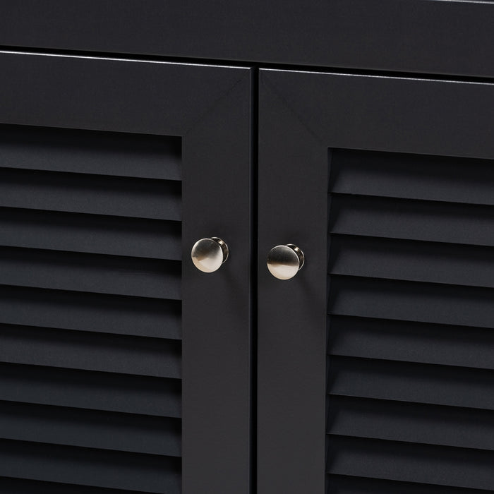 Coolidge Contemporary Wood Shoe Cabinet