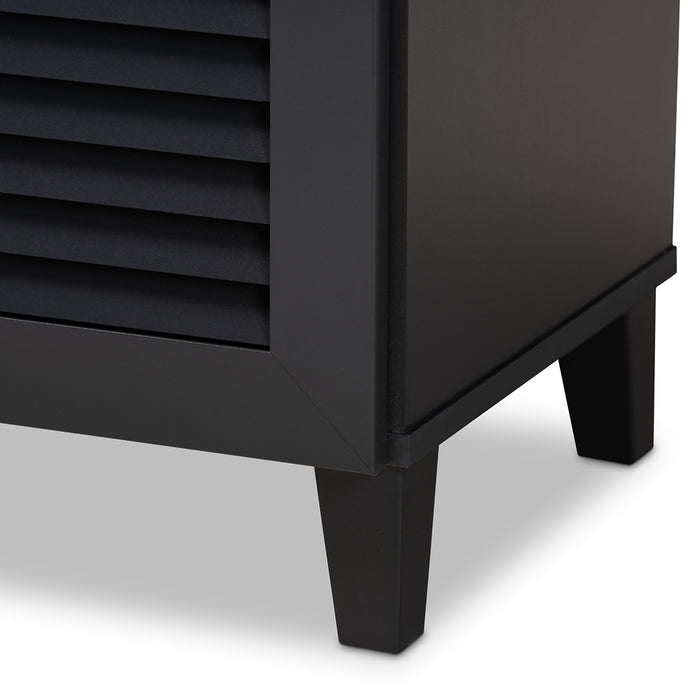 Coolidge Contemporary Wood Shoe Cabinet