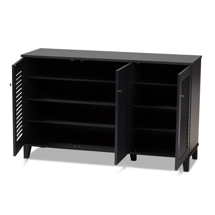 Coolidge Contemporary (8-Shelf) Wood Shoe Cabinet
