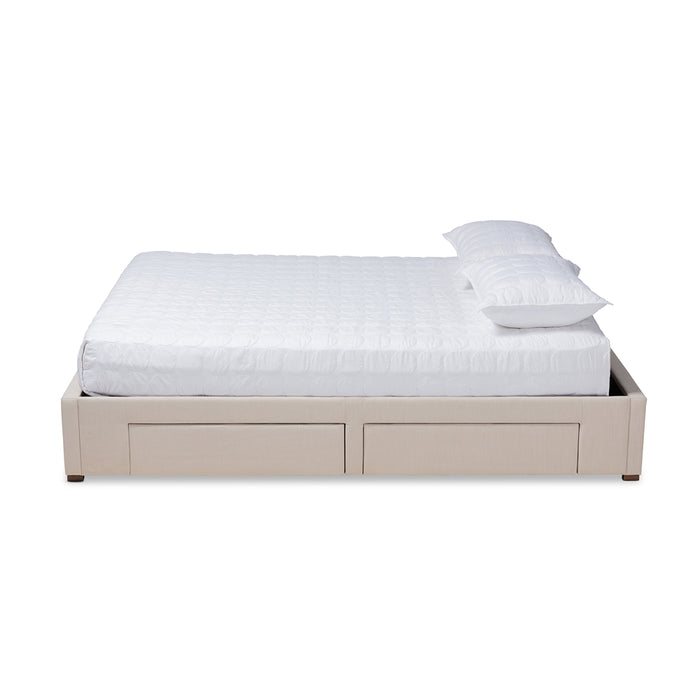 Leni Contemporary Storage Bed Frame
