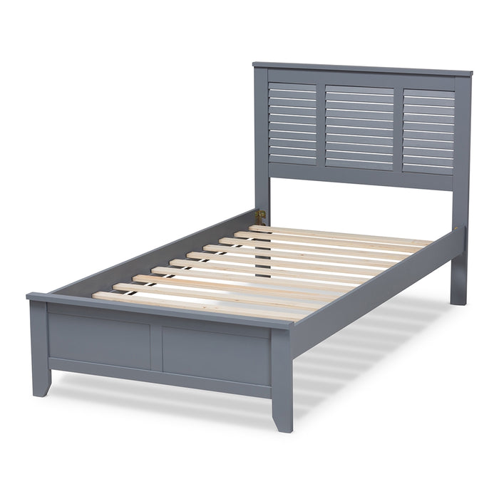Adela Modern Wood Platform Bed