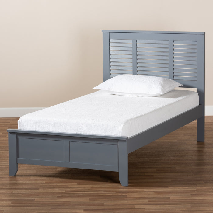 Adela Modern Wood Platform Bed