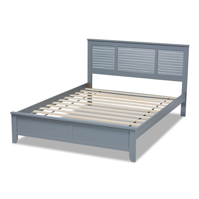 Adela Modern Wood Platform Bed