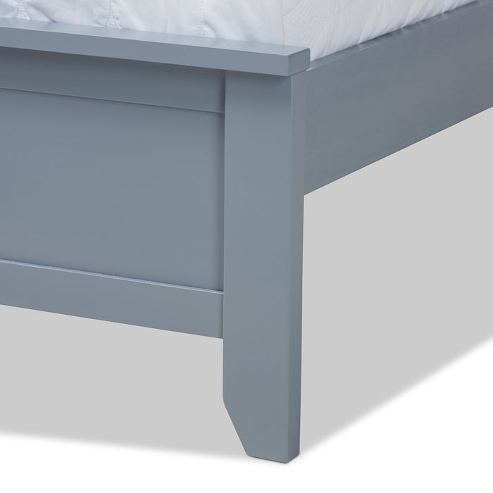 Adela Modern Wood Platform Bed