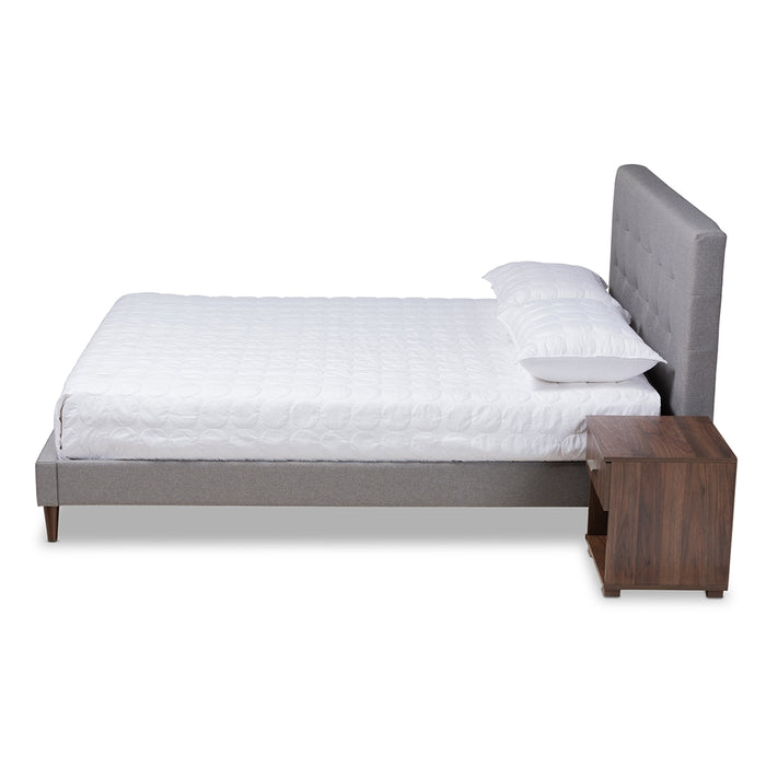 Maren Mid-Century Platform Bed
