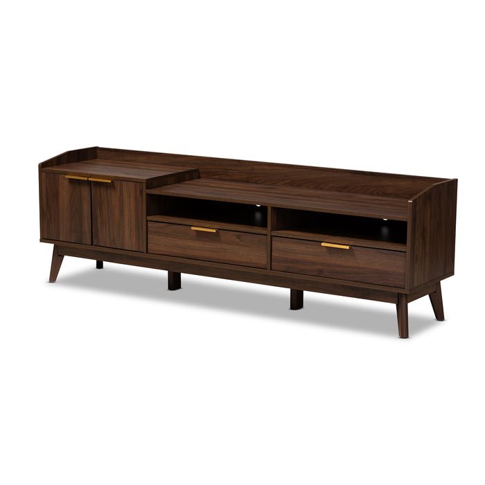 Lena Mid-Century Wood TV Stand
