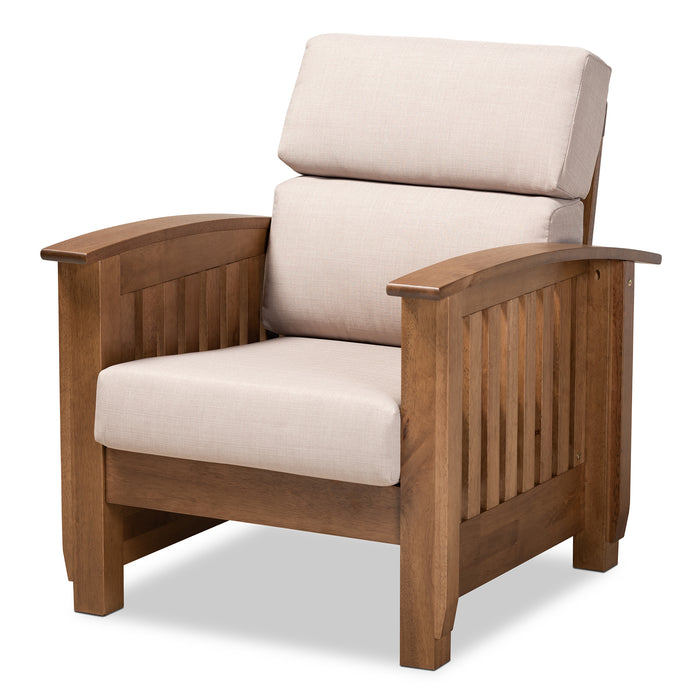 Charlotte Modern Wood Lounge Chair