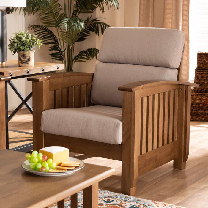 Charlotte Modern Wood Lounge Chair