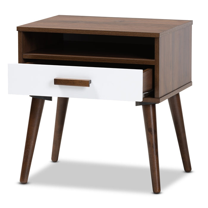 Quinn Modern Wood (1-Drawer) End Table