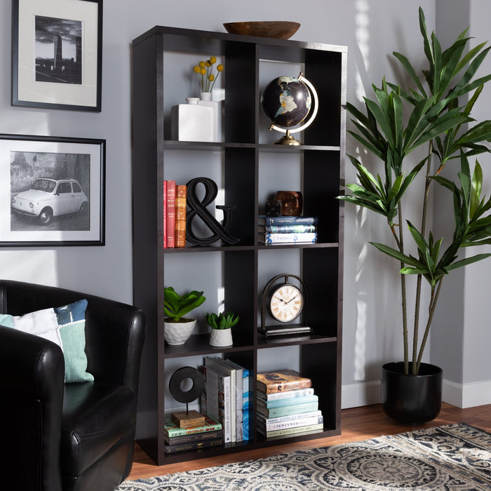 Janne Modern Wood Bookshelf & Display