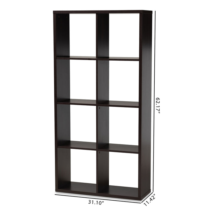 Janne Modern Wood Bookshelf & Display