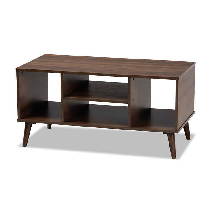Linas Modern Wood Coffee Table