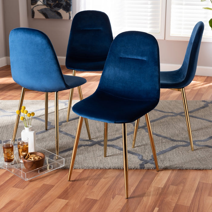 Elyse Glamour (Set of 4) Metal Dining Chair