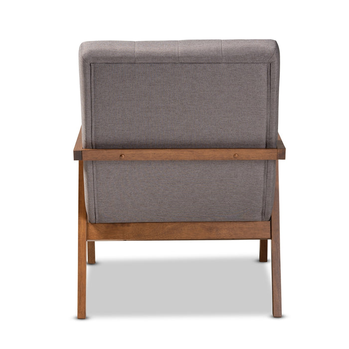 Naeva Mid-Century Wood Chair
