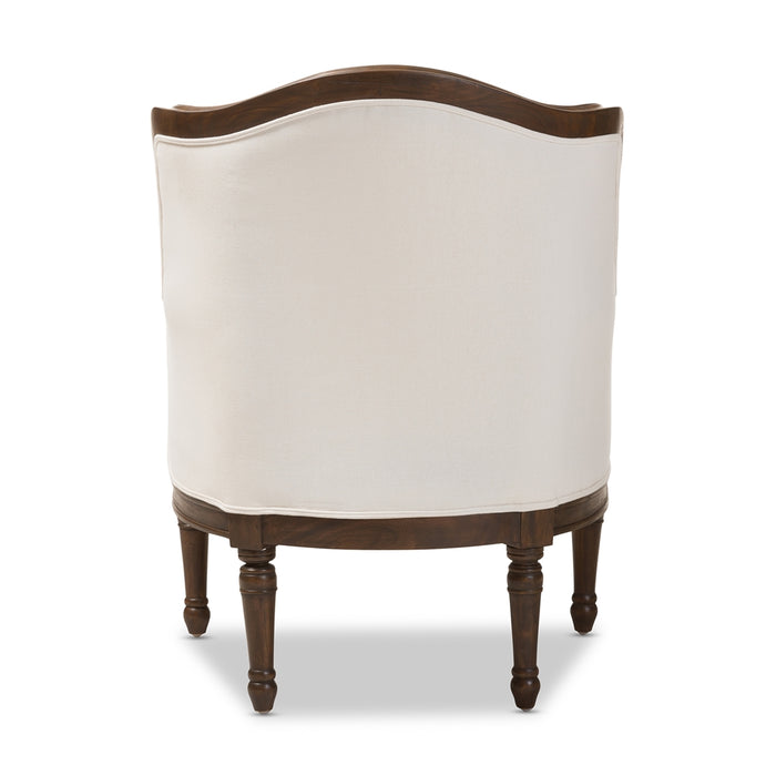 Charlemagne Traditional Wood Accent Chair