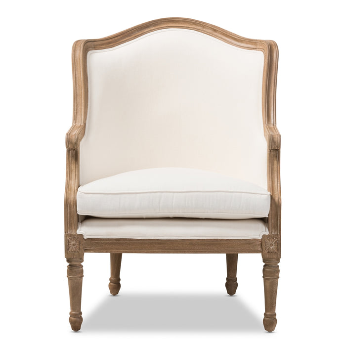 Charlemagne Traditional Wood Accent Chair
