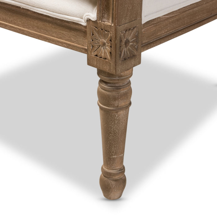 Charlemagne Traditional Wood Accent Chair