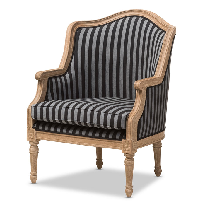 Charlemagne Traditional Wood Accent Chair