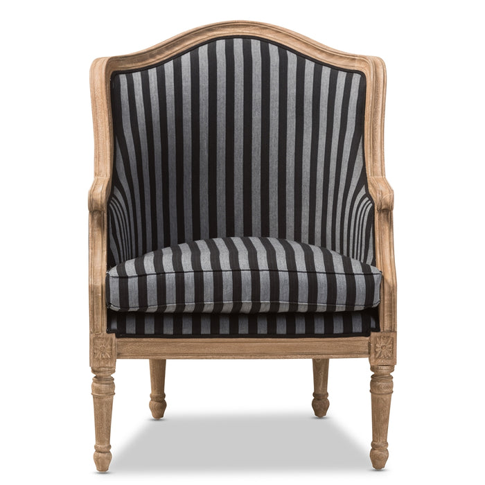 Charlemagne Traditional Wood Accent Chair