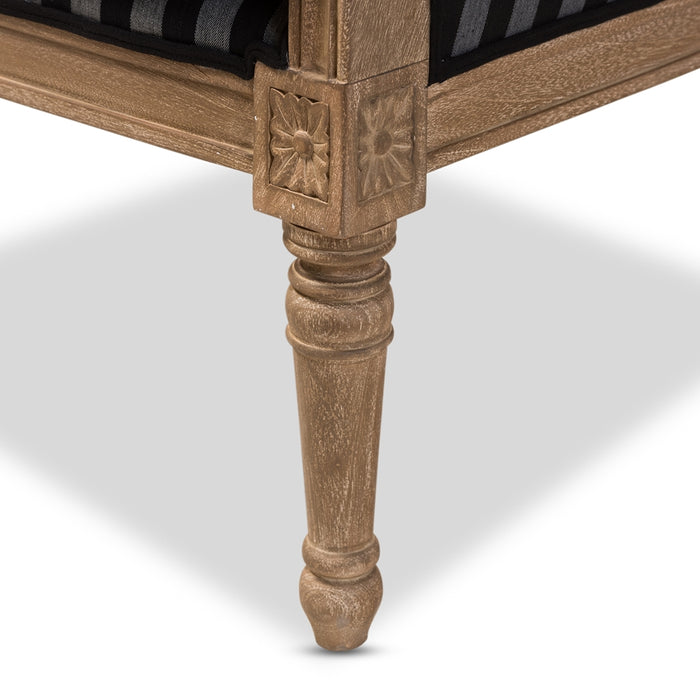 Charlemagne Traditional Wood Accent Chair