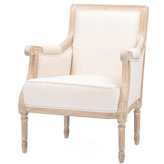 Chavanon Traditional Wood Accent Chair