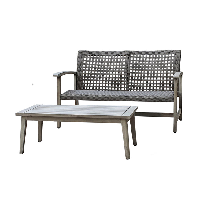 Monterosso (2 Piece) Sofa and Table Seating Set