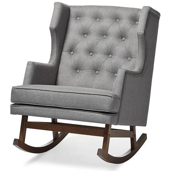 Iona Mid-Century  Tufted Rocking Chair