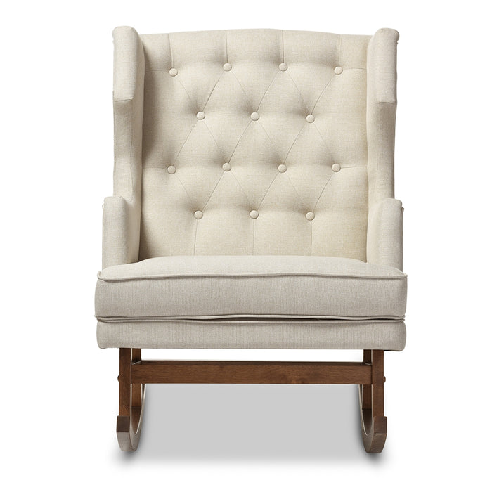 Iona Mid-Century  Tufted Rocking Chair