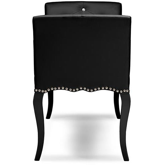 Kristy Contemporary Leather Seating Bench