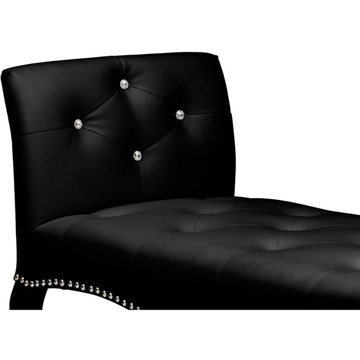 Kristy Contemporary Leather Seating Bench