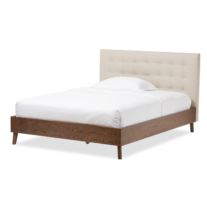 Alinia Modern Wood Platform Bed