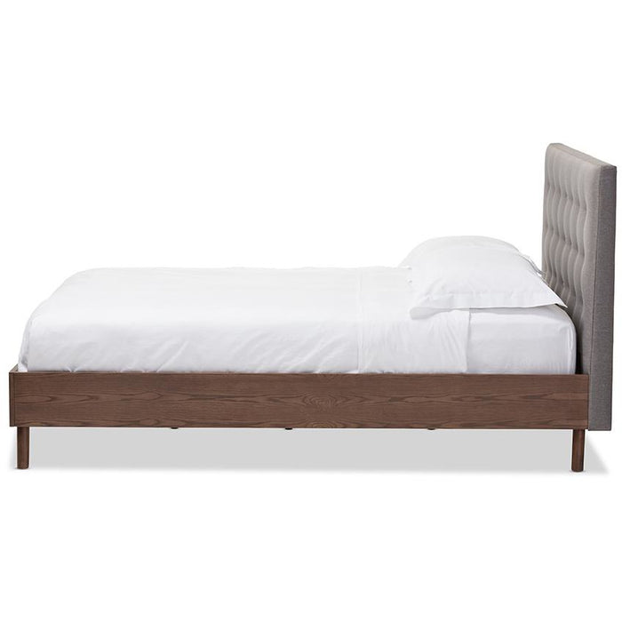 Alinia Modern Wood Platform Bed