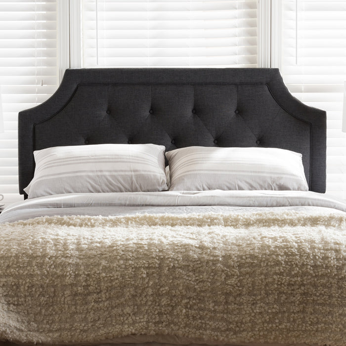 Mars Contemporary Wood & Metal Headboard