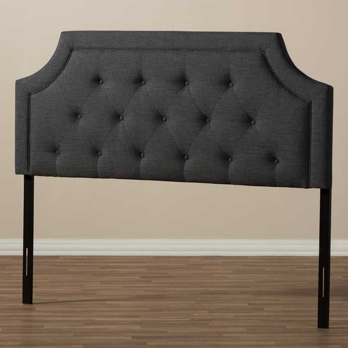 Mars Contemporary Wood & Metal Headboard