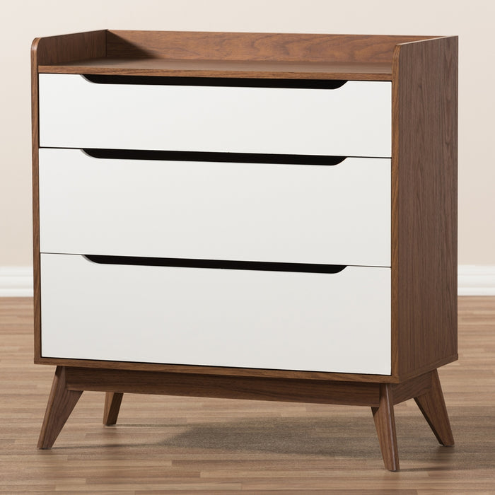 Brighton Mid-Century (3-Drawer) Wood Storage Chest
