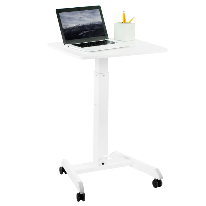 Mobile Foot Pedal Workstation Laptop Stand