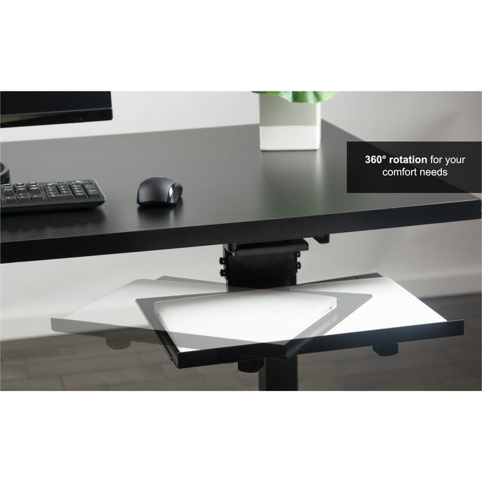 Sliding Laptop Tray Under Desk Mount